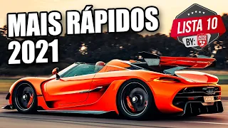 10 CARROS MAIS RÁPIDOS DO MUNDO - atualizado 2021 (by membros)