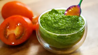 Green sauce is the BEST way to prepare greens without freezing! Parsley and dill sauce
