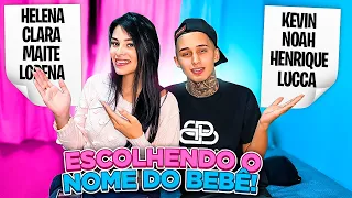 ESCOLHENDO O NOME DO NOSSO BEBE!!!!!