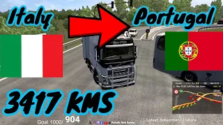 Computer Processors (3 t) Milan (I) to Lisbon (P) with Volvo FH 750