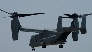 MV22 ospray demo flight at Iwakuni FSD 2019 岩国基地FSD MV22オスプレイ デモフライト