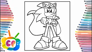Sonic coloring pages/ Sonic like a king / Alan Walker - Fade [COPYRIGHTED NCS Release]