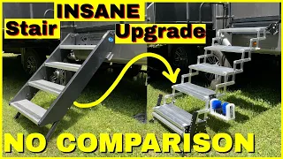Torklift Glowstep Revolution Uprising Stairs - Install and Review - Why Not RV : Ep 108