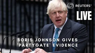 LIVE: Former British Prime Minister Boris Johnson gives evidence in 'partygate' inquiry