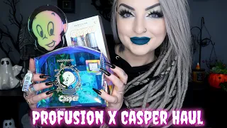 Halloween Makeup Haul - Casper X Profusion Cosmetics 2023 - LunaLily