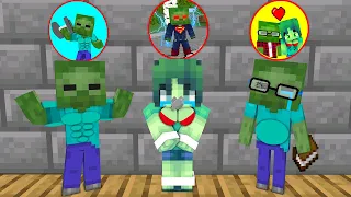 Monster School : Baby Zombie All Episode - Sad Story - Minecraft Animation