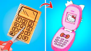 DIY KITTY PHONE! ERZIEHUNGSHILFSMITTEL || Pappkarton-Hacks für kluge Eltern von 123 GO! TRENDS