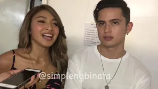 BALIKAN: Sweet interview moment kay James Reid and Nadine Lustre