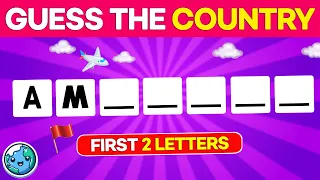 Can You Guess The Countries By First 2 Letters? 🌍 Countries in the Americas 🤔 Country Quiz 🗺️