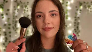 Cozy Personal Attention for Sleep ASMR | Hair Clipping, Blink, Face Brushing, Positive Affirmations