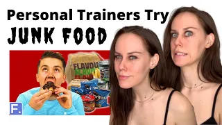 Weight Loss Coach Reacts to Personal Trainers Trying Junk Food