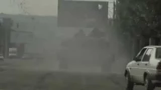 Ukraine War - Russian army convoy rolling into Luhansk Ukraine