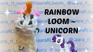 RAINBOW LOOM ~ UNICORN ORIGINAL DESIGN BY tutorialsbyA