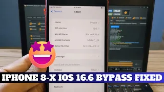 IPHONE 8, 8PLUS -X IOS 16.6 HELLO BYPASS | ICLOUD BYPASS IPHONE 8 PLUS 16.6 #MWTECH7