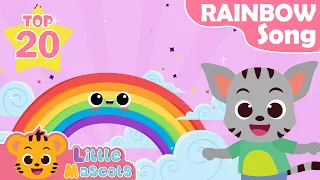 Colors Of The Rainbow + Color Song + more Little Mascots Nursery Rhymes & Kids Songs