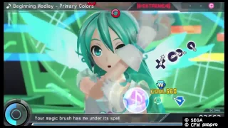 【初音ミク】Beginning Medley - Primary Colors - PS4 Extreme Perfect Project DIVA X