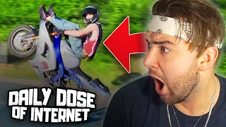 KingWoolz Reacts to DAILY DOSE OF INTERNET!! (CRAZIEST CLIPS)