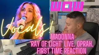 Madonna 'Ray of Light' Live. Oprah  First Time Reaction. Just Wow!