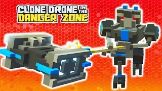 СМЕРТЕЛЬНАЯ БИТВА РОБОТОВ НА ОПАСНОЙ АРЕНЕ! Мульт игра для детей Clone Drone in the Danger Zone