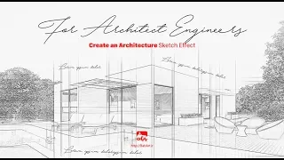 How to Create an Architecture Sketch Effect in Adobe Photoshop BabArt iR
