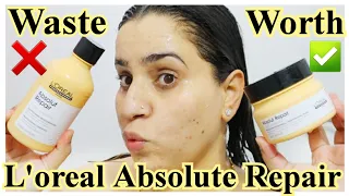 Loreal Absolute Repair Shampoo and mask Review