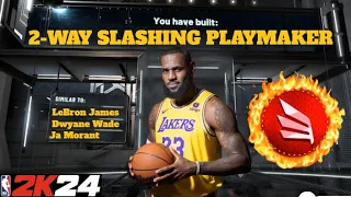 *NEW* RARE 2-WAY SLASHING PLAYMAKER BUILD IN NBA 2K24! SUPER RARE OVERPOWERED DEMIGOD BUILD NBA 2K24