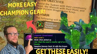DON'T MISS! More EASY Champion Gear Emerald Dream and Get Dreamseeds World of Warcraft Dragonflight