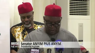 ANYIM: I HAVE SOLUTIONS TO SAVE NIGERIA - ARISE NEWS REPORT