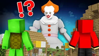 How to survive from PENNYWISE.EXE in Minecraft Challenge - Maizen Challenge JJ and Mikey