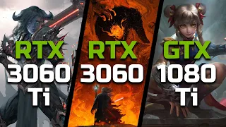 RTX 3060 Ti vs RTX 3060 vs GTX 1080 Ti - Test in 11 Games