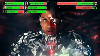 Justice League vs. Steppenwolf with healthbars 3/3