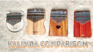 Kimi , Gecko , Muspor , LingTing (KALIMBA COMPARISON)