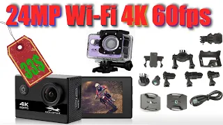 Лучшая из дешёвых 4К экшн камера (Goldfox Cam 4K 60fps WiFi 33$)