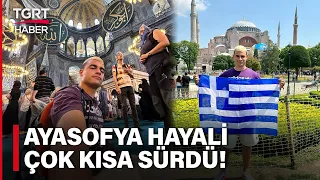 Ayasofya Önünde Yunan Bayrağıyla Poz Veren Fenomen Bir Daha İstanbul’u Göremeyecek – TGRT Haber
