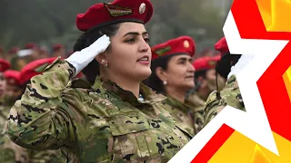 WOMEN'S TROOPS OF TAJIKISTAN ★ Military parade in Dushanbe ★ #militaryparade #tajikistan #female