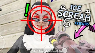 Sister Madeline Cutscenes Glitched + Shoot Sister Madeline? In Ice Scream 6