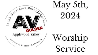 May 5th Worship Service