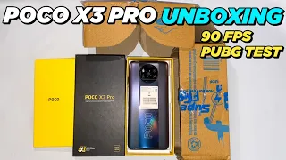 POCO X3 PRO UNBOXING - Beast Phone Under 18K🔥🔥 | POCO X3 PRO 90 FPS PUBG TEST WITH FPS METER