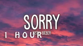 [1 HOUR 🕐 ] Justin Bieber - Sorry (Lyrics)