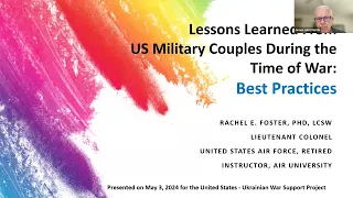 Lessons from the wartime experience of American military spouses: best practices 03.05.2024