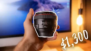 Unboxing the $1,300 Canon 50mm f/1.2L Lens | Worth it for 2020?