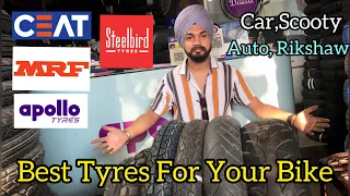 Best Tyres For Your Bike,Scooty and cars | All Tyres Are Available In 1 Shop | West Delhi #tyres