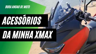 Acessórios que coloquei na minha XMAX