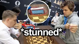 Magnus Carlsen Arrives 2:30 Minutes Late For A 3 Minute Game