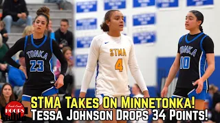 South Carolina Commit Tessa Johnson Shows Out! STMA Takes On Minnetonka