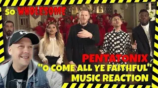 BRILLIANT ! Pentatonix - O COME ALL YE FAITHFUL [ Reaction ] | UK REACTOR |