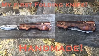My First Folding Knife! (Handmade Pocket Knife)