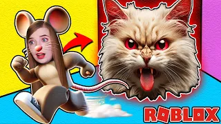 Uciekam Przed Strasznym Kotem 🐱 Roblox Escape Bleh Cat