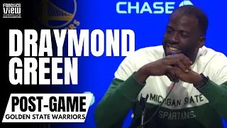 Draymond Green Hilarious Reaction to Michigan State Beating Michigan & Praises NBA Rule Change