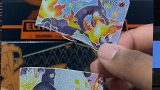 Cutting Shining Fates Pack In Half | Instant Regret | CHARIZARD #SHORTS